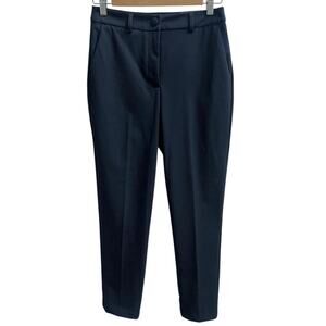 Rachel Zoe NWOT Pants Womens 2 Dark Blue High Rise Slim Leg Twill Office Capsule